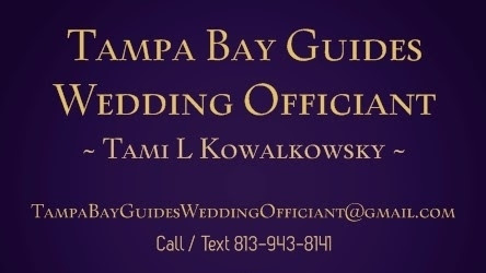 Tampa Bay Guides Wedding Officiant, Traveling Notary Public, Certified Loan Signing Agent 01