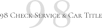 98 Check Service & Car Title 02