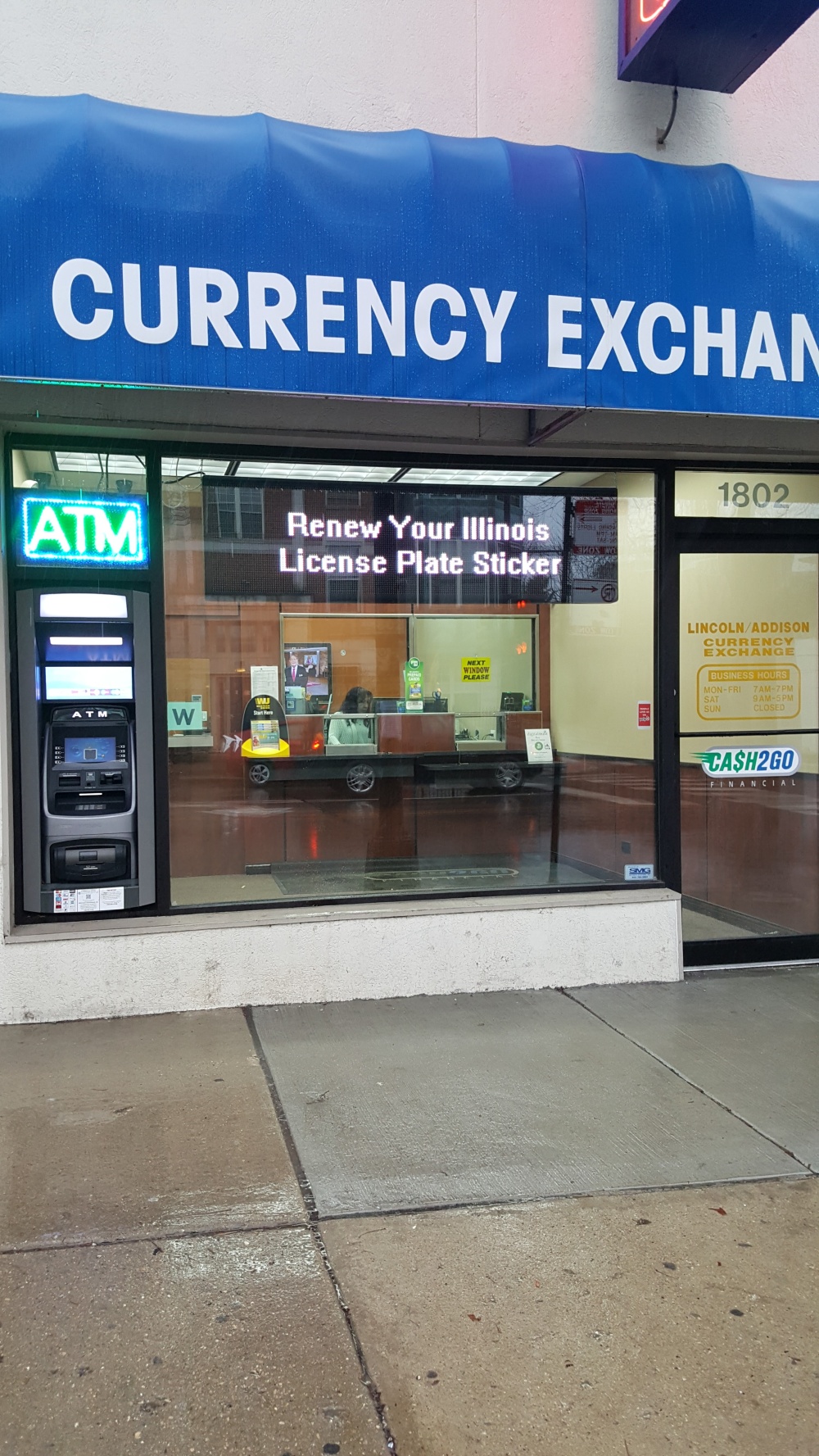 Lincoln Addison Currency Exchange 01