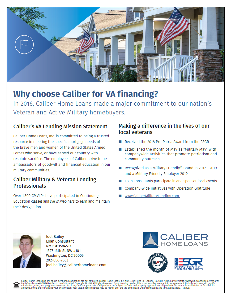 Equal Housing Opportunity | Joel Bailey | Caliber Home Loans, Inc. 01