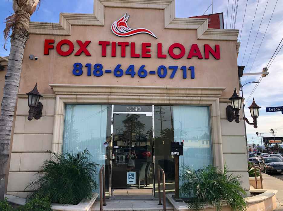Fox Title Loans- Car Title Loans in Van Nuys 01