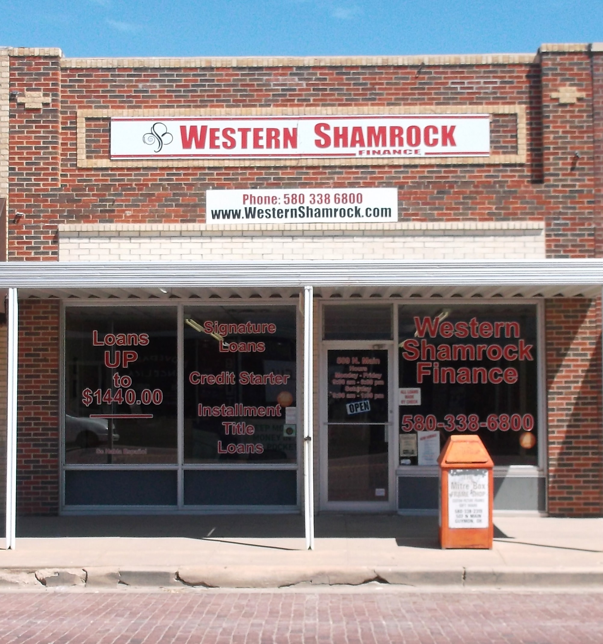 Western-Shamrock Finance 01
