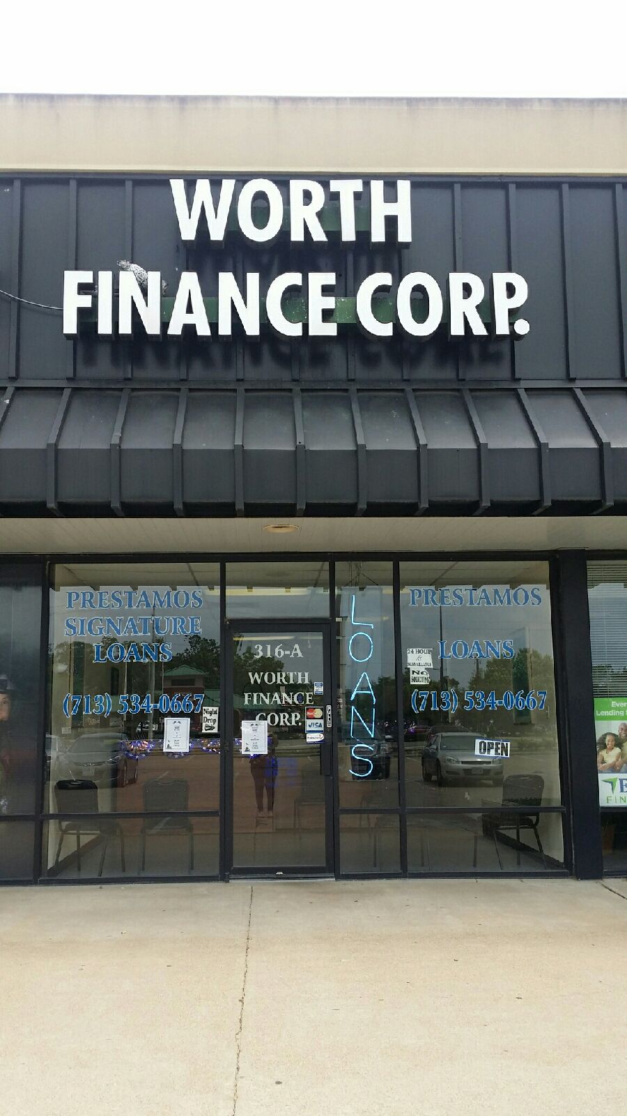 Worth Finance Corporation 01