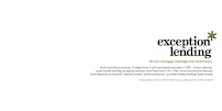 Exception Lending 04