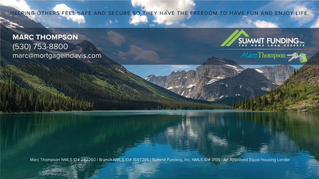 Marc Thompson, Mortgage Lender NMLS Lic. #282260 01