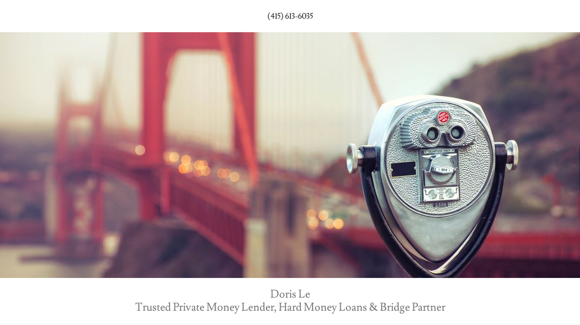Doris Le, Trusted Private Money Lender & Bridge Partner 01