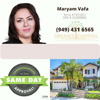 Maryam Vafa, Mortgage Broker, Realtor (NMLS 1855851) 01
