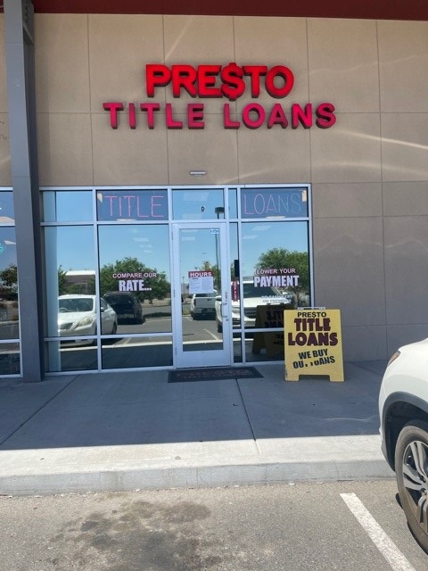 Presto Title Loans Prescott Valley 01