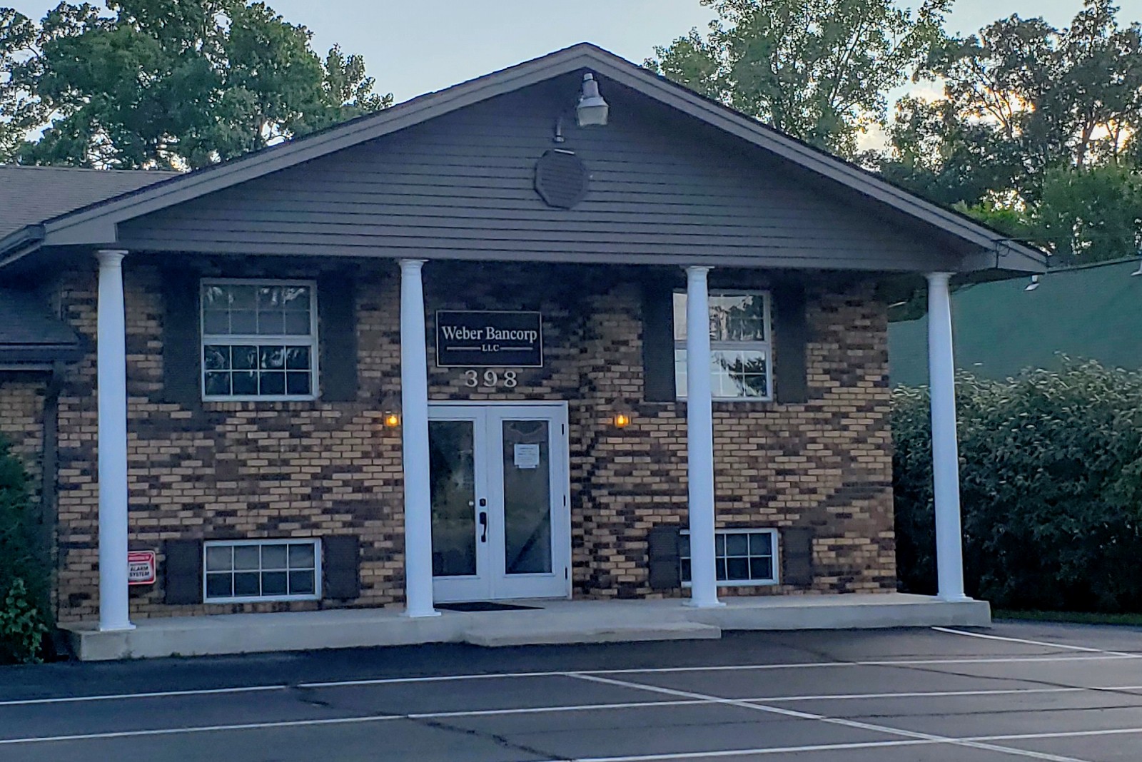 Weber Bancorp LLC 01