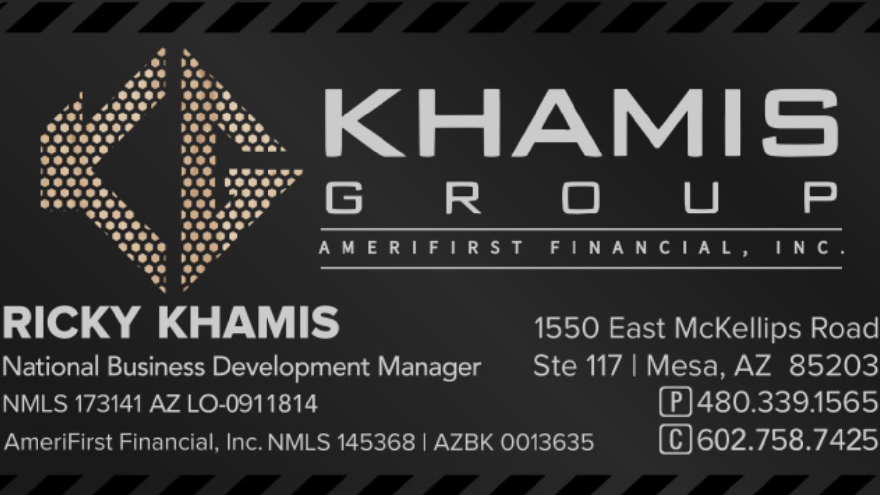 Khamis Group of AmeriFirst Financial, Inc. 01