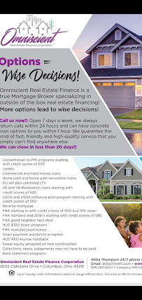 OMNISCIENT REAL ESTATE FINANCE CORP. 01