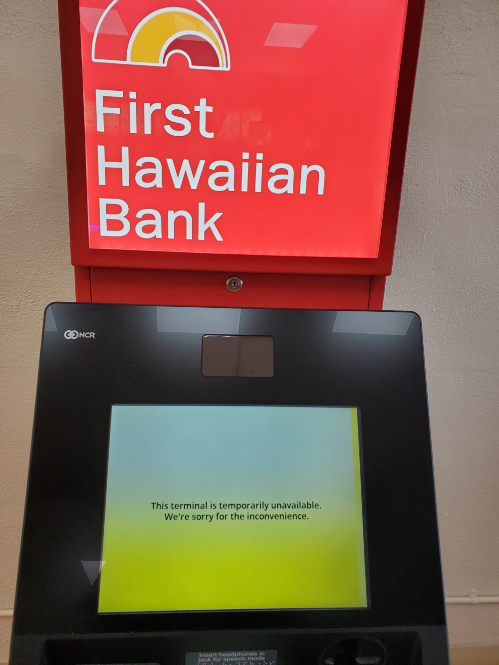 First Hawaiian Bank ATM 01
