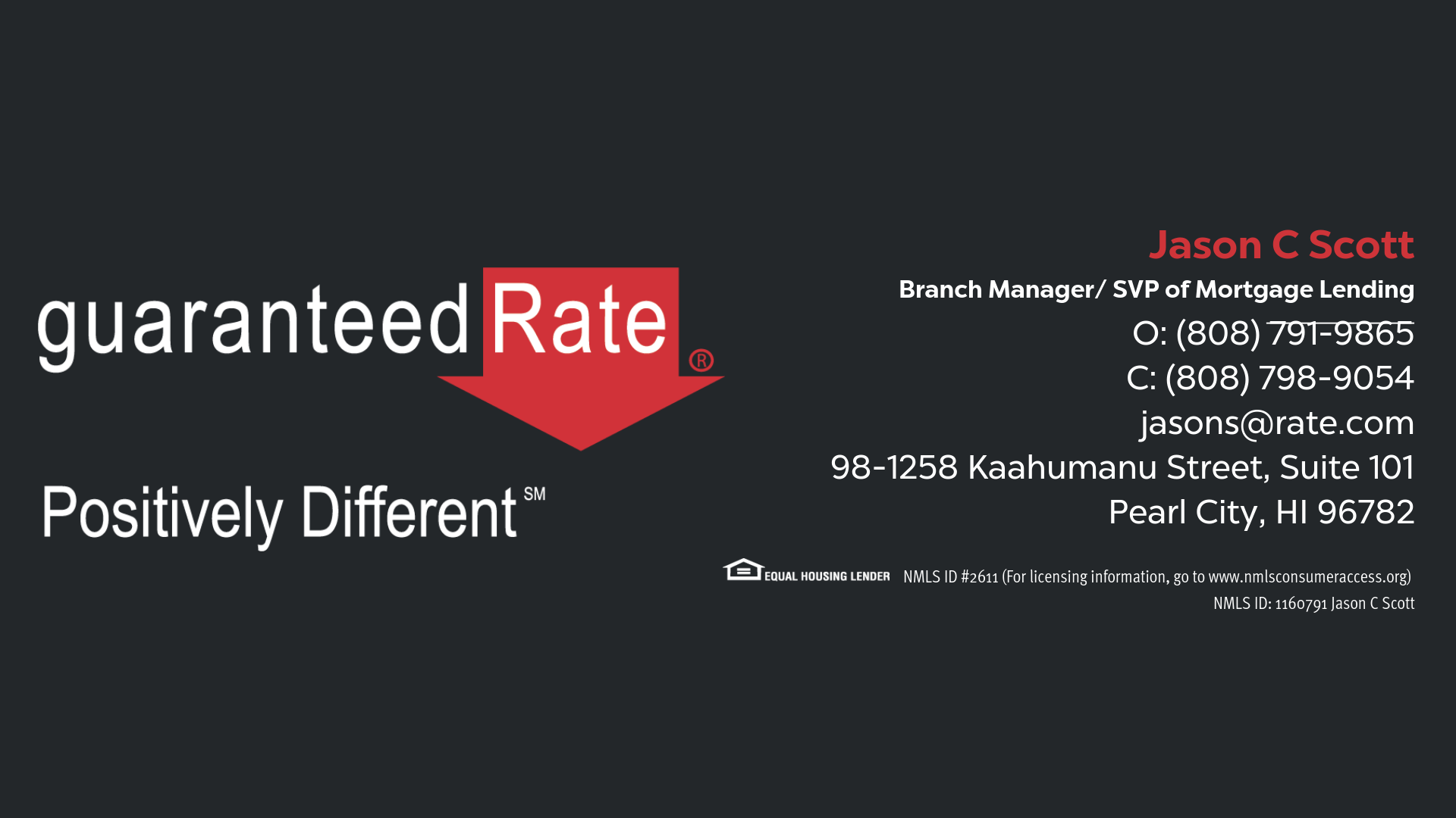 Jason Scott at Guaranteed Rate (NMLS #1160791) 01
