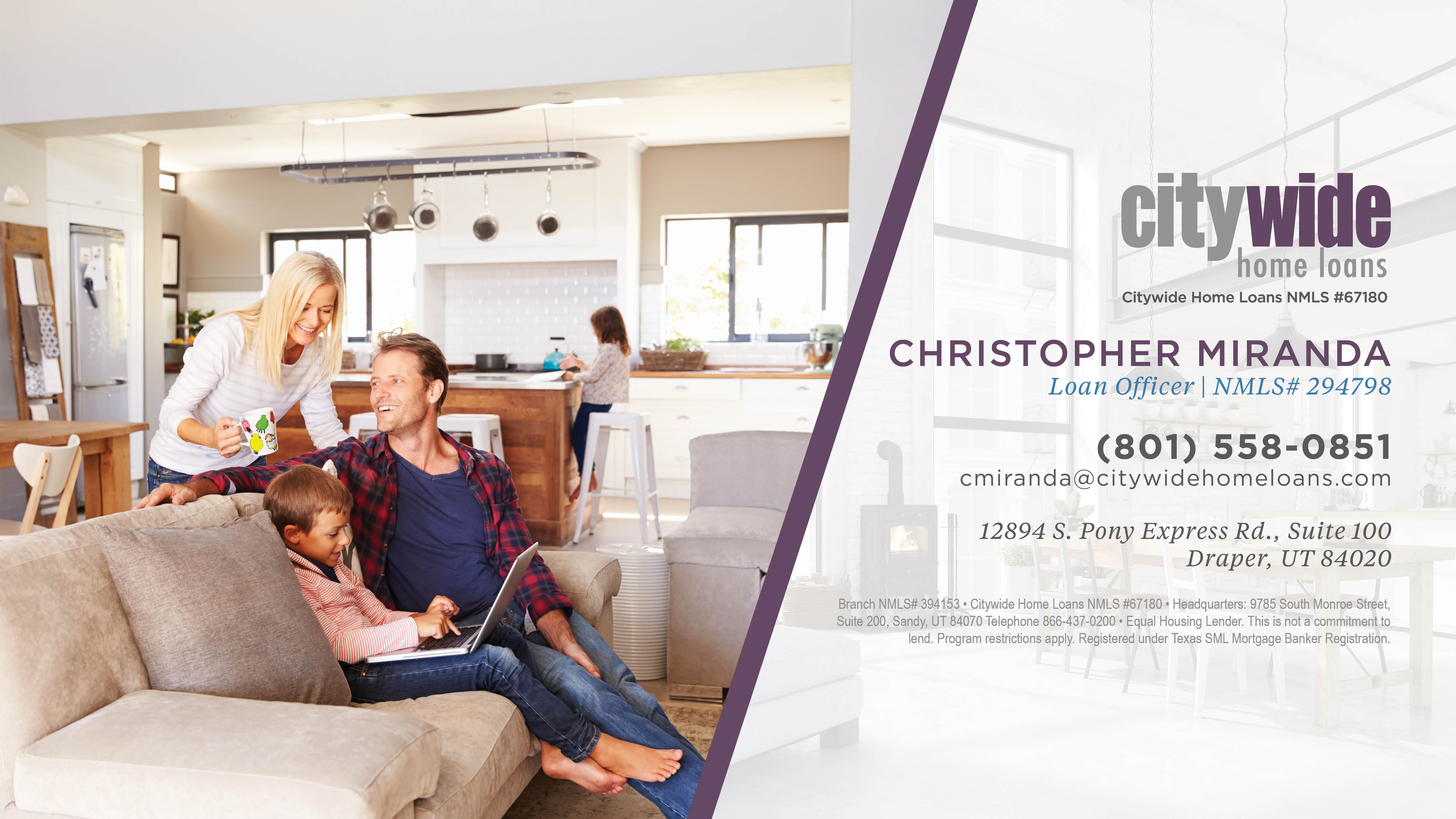 Christopher Miranda Home Loans @ Citywide Home Loans Draper 01