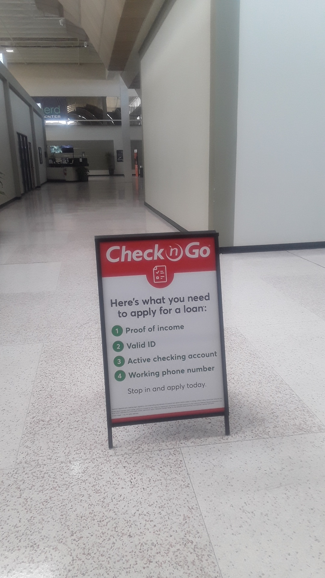 Check `n Go 01