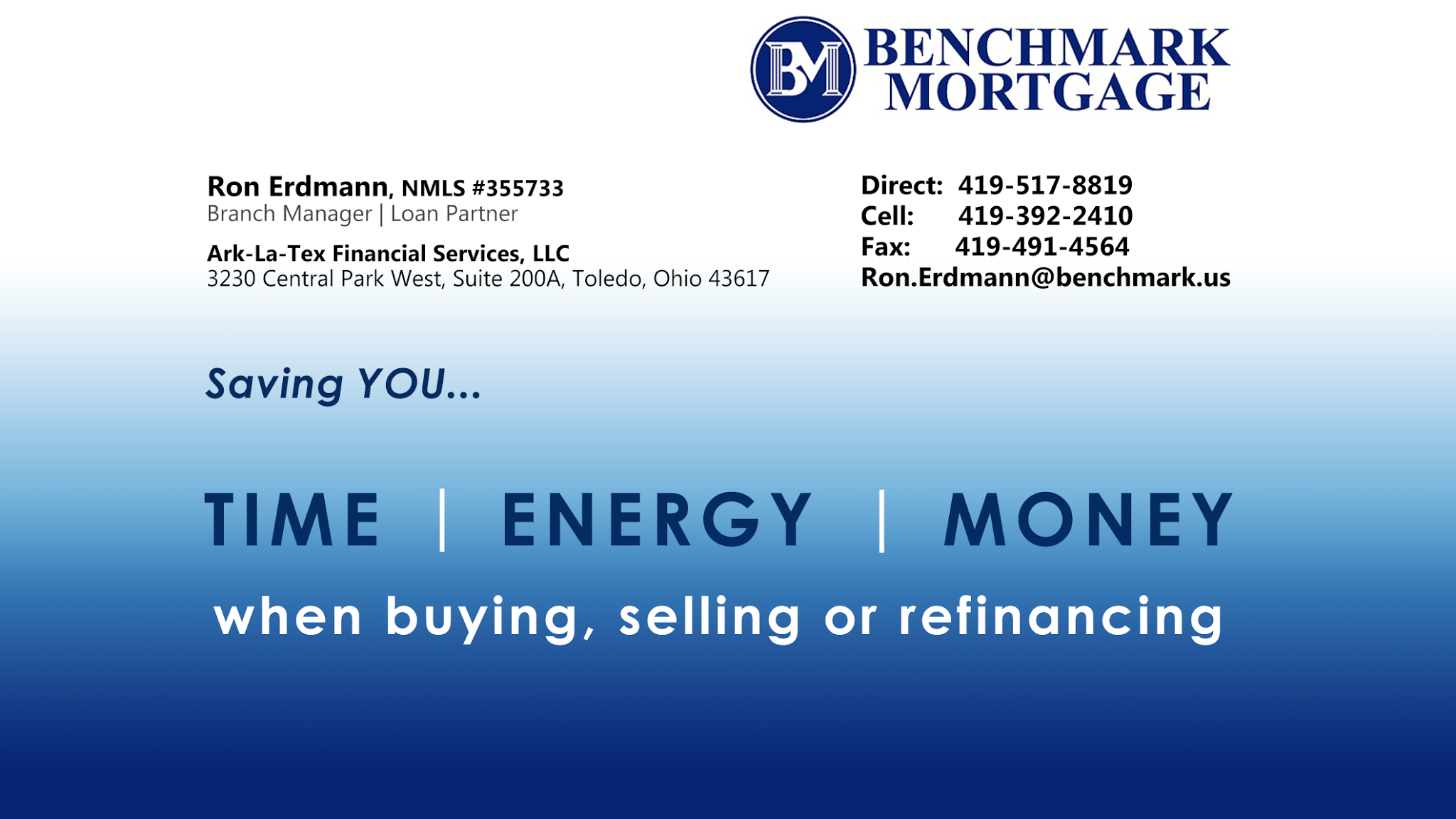 Ron Erdmann-Benchmark Mortgage 01