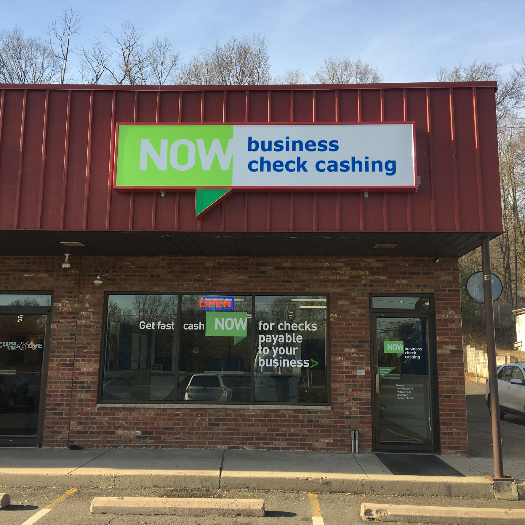 Now business check cashing 01