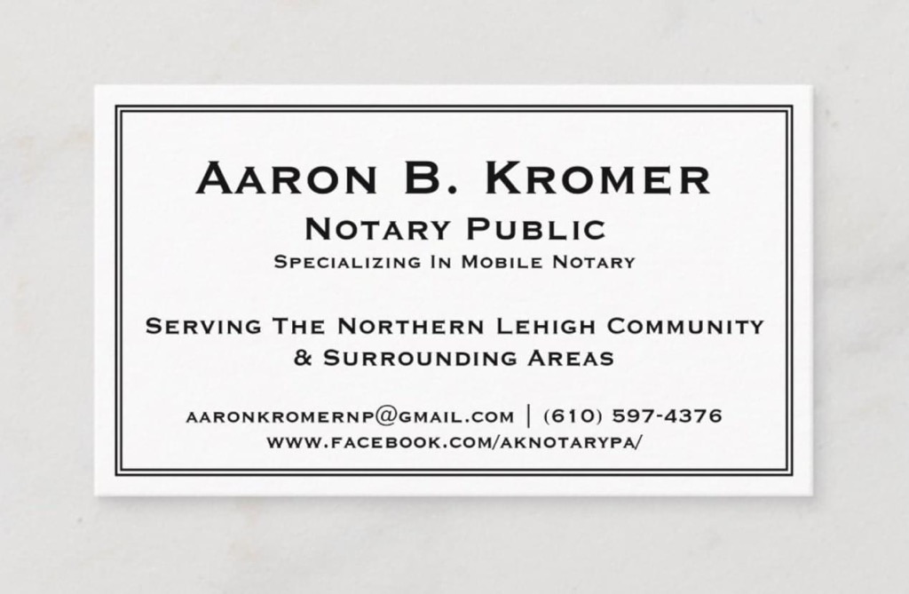 Aaron B. Kromer Notary Services LLC. 01
