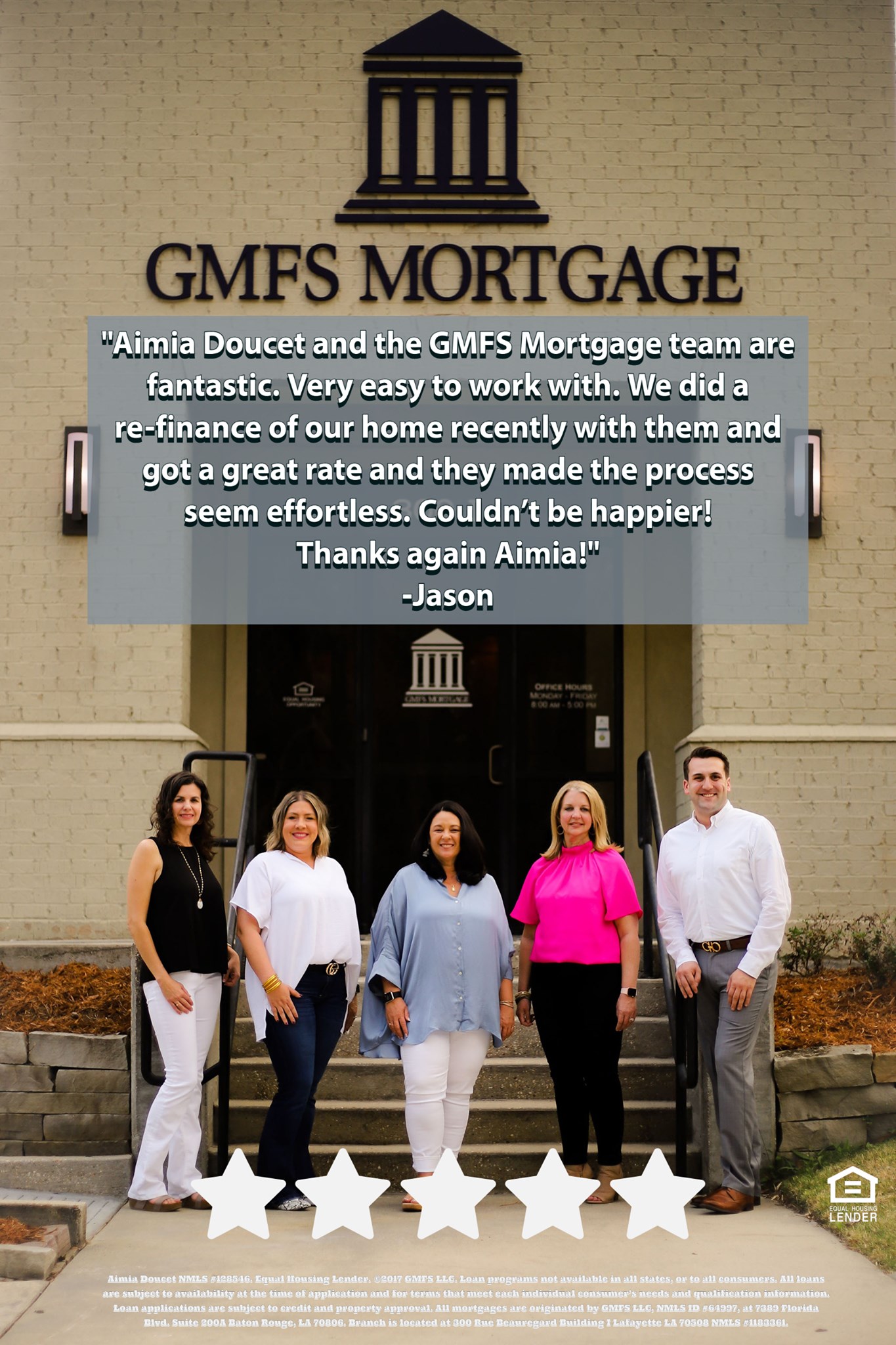 Aimia “Mimi” Doucet & Team GMFS Mortgage NMLS #128546 01