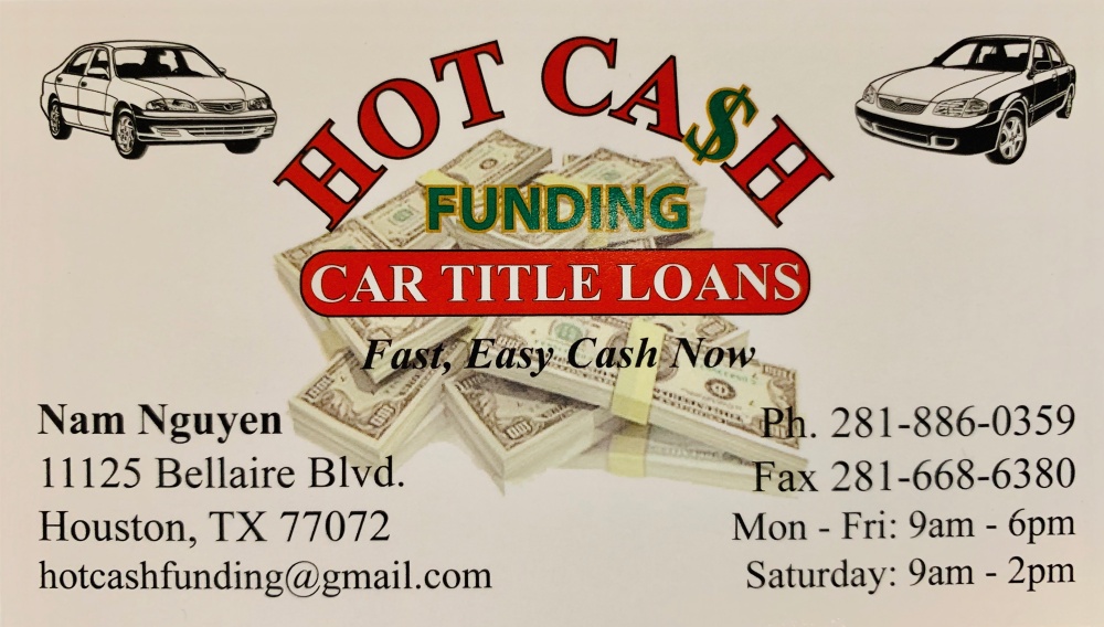 HOT CASH FUNDING 01
