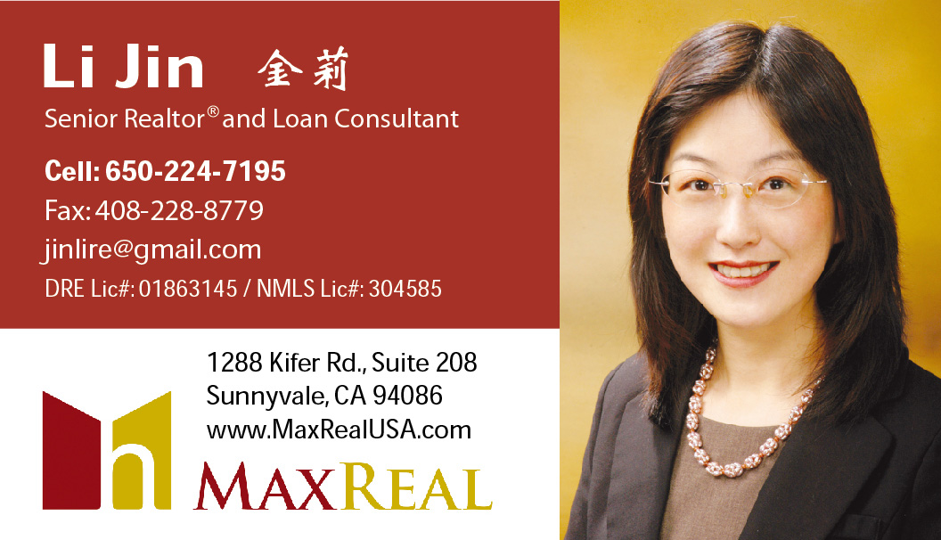 Li Jin Realtor and Loan agent 01