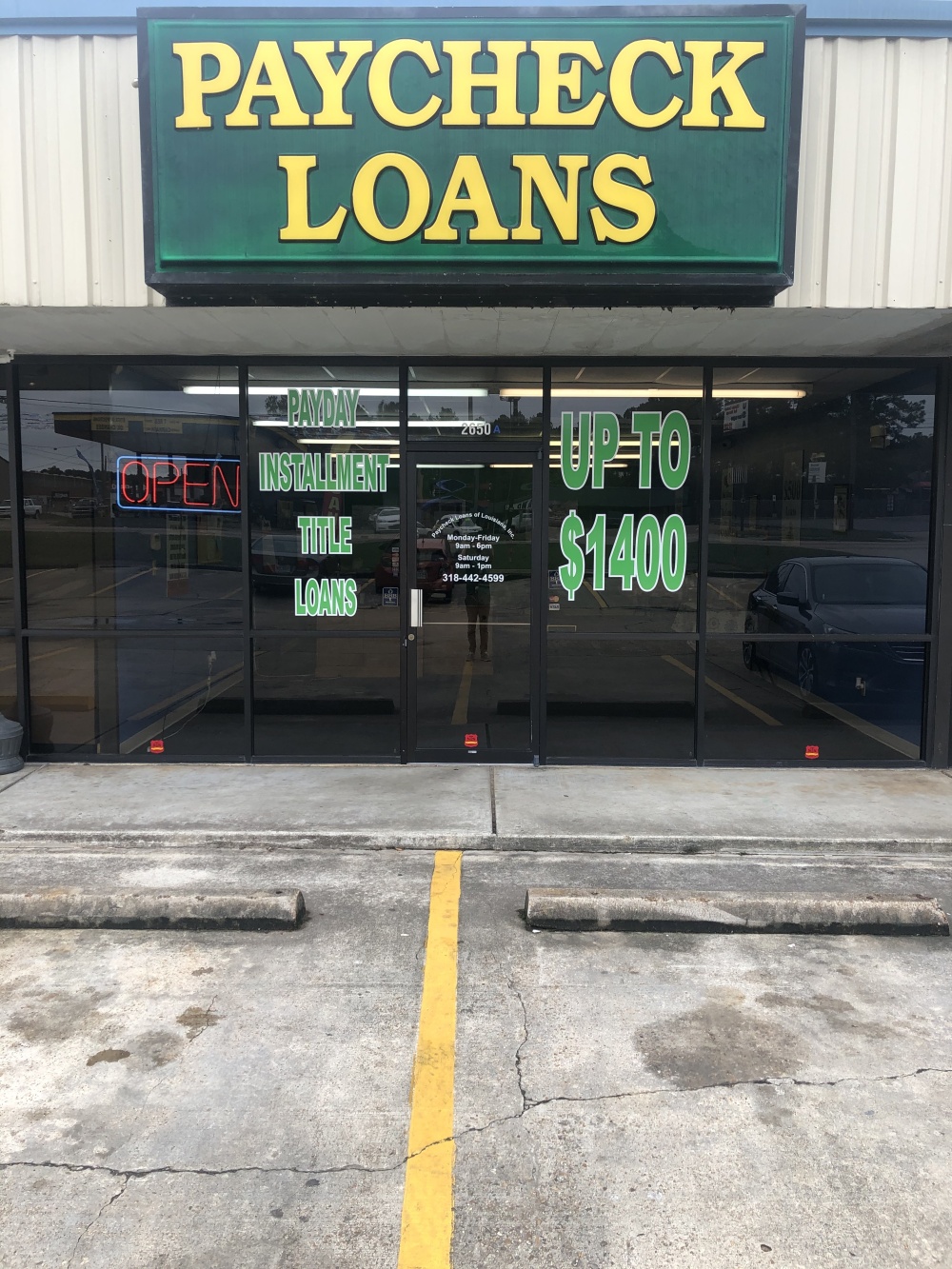 Paycheck Loans Of Pineville 01