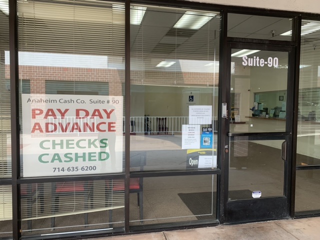Anaheim Cash Co. Check cashing & payday Loan 01