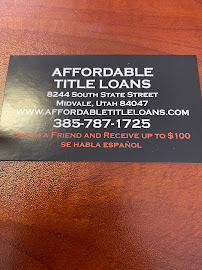 Affordable Title Loans Midvale 03