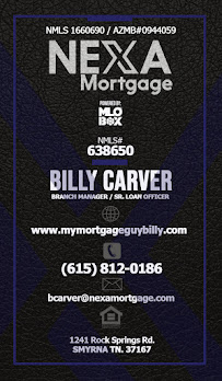 Nexa Mortgage LLC / Billy Carver Branch Manager 02