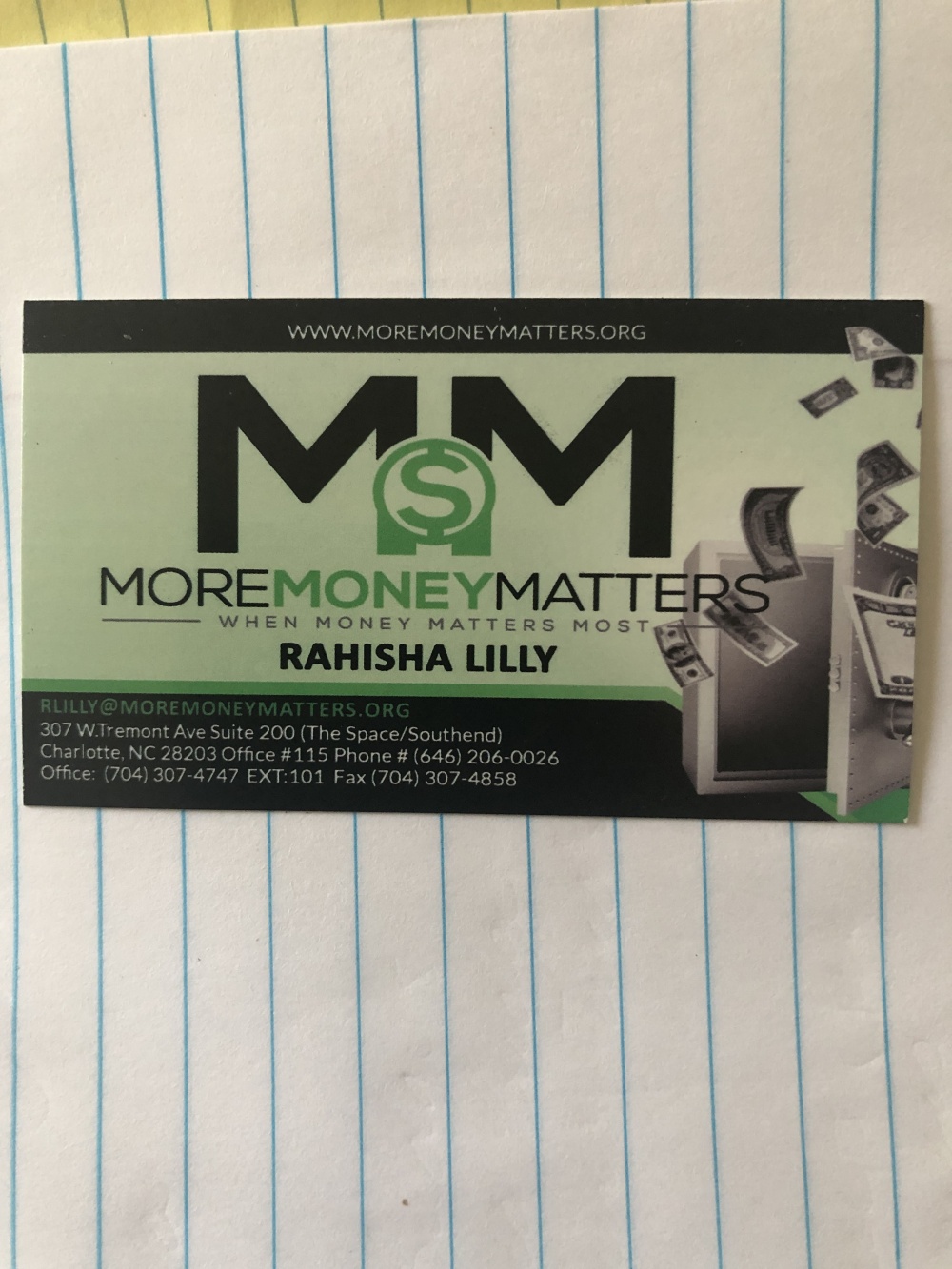 More Money Matters 01
