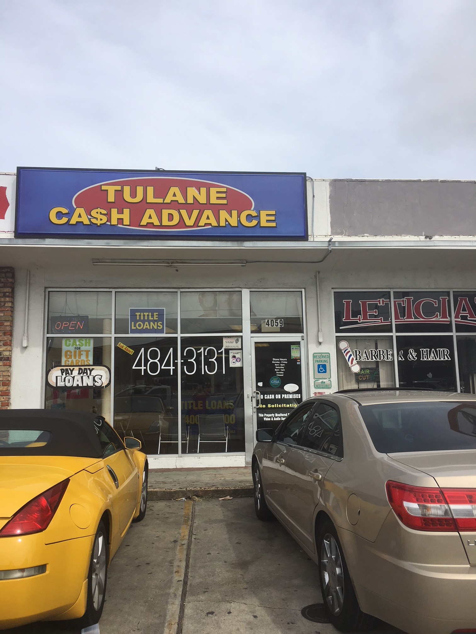 Tulane Cash Advance 01