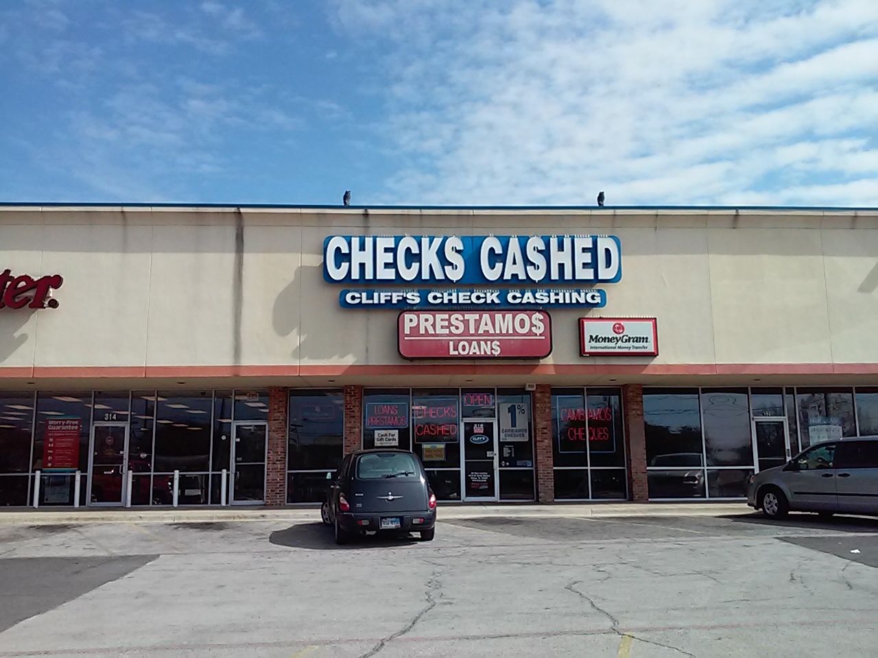 Cliff's Check Cashing #14 01