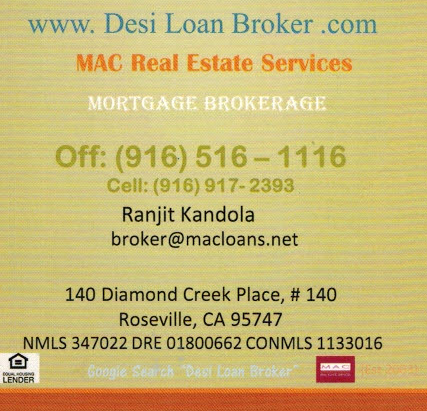 MAC Real Estate Services - Desi Loan / Mortgage Broker 01