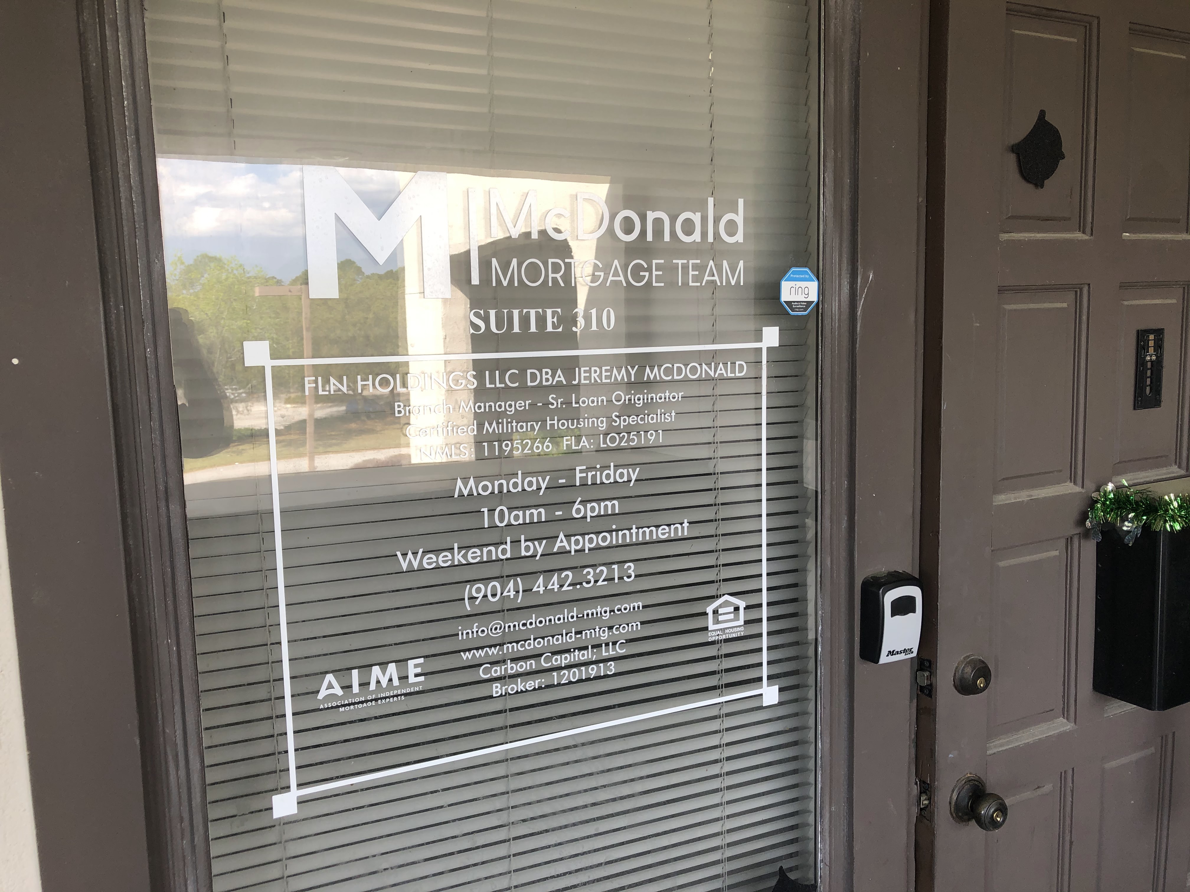 Jeremy McDonald, Mortgage Broker NMLS# 1195266 01
