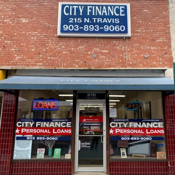 City Finance in Sherman www.cityfinancetx.com 01