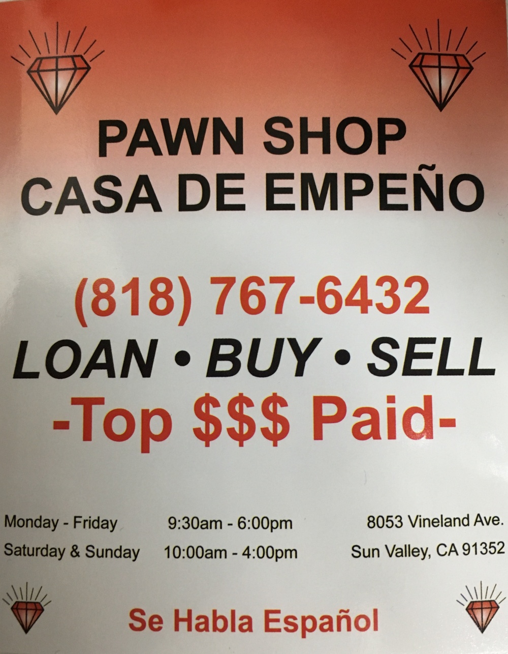 Sun Valley Jewelry Pawn Shop 01