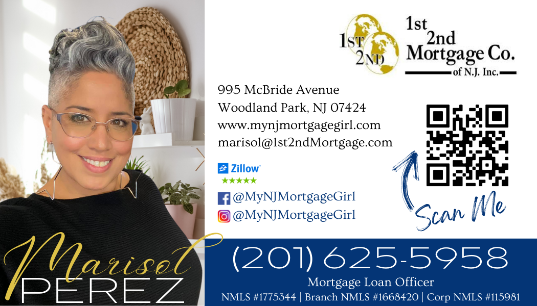 Marisol Perez, Mortgage Loan Officer - NMLS 1775344 @ 1st 2nd Mortgage Co. 01