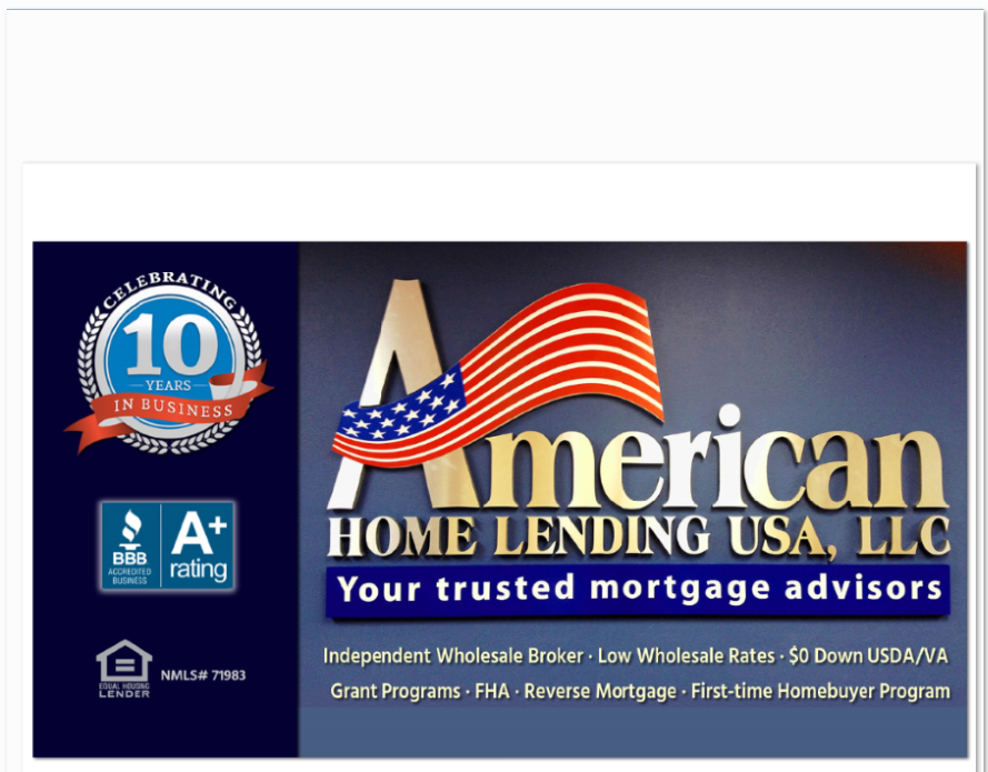 American Home Lending USA 01