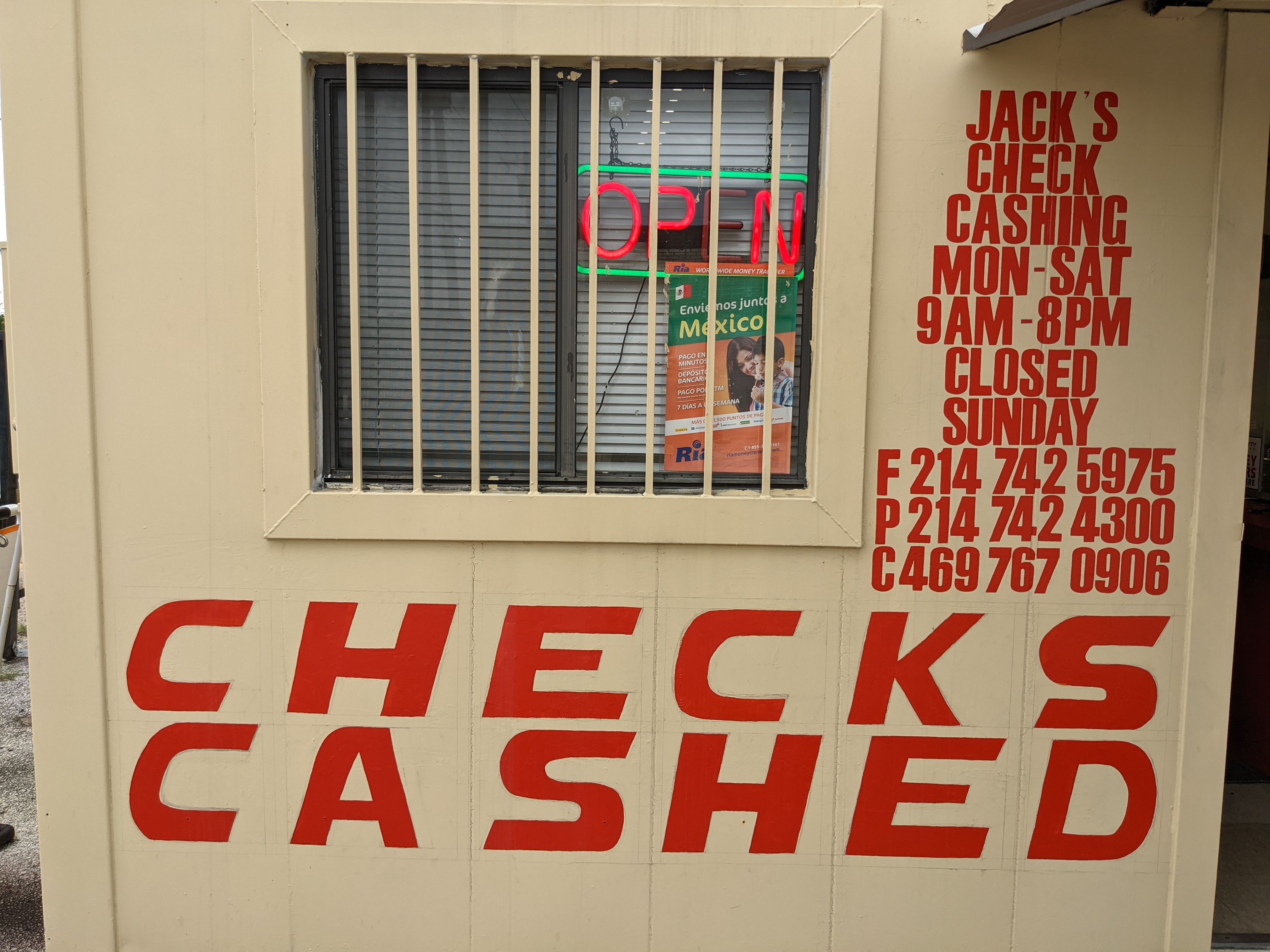 Jack's Check Cashing 01