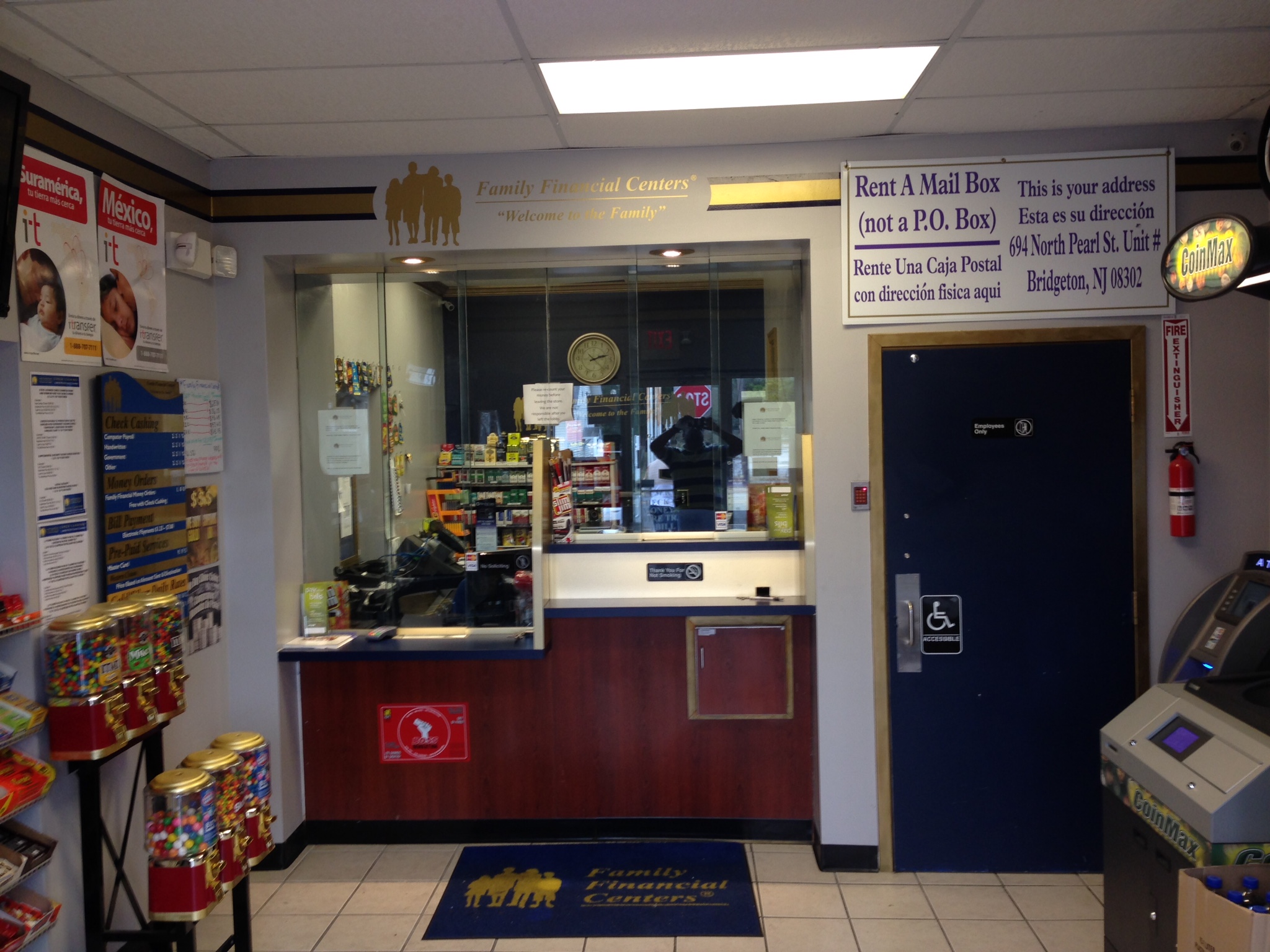 Family Financial Centers, CHECK CASHING 01